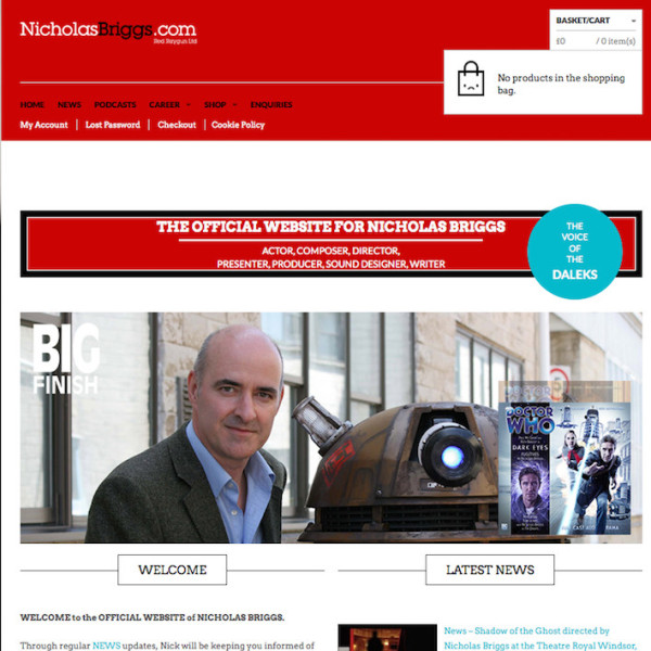 Nick Briggs Website