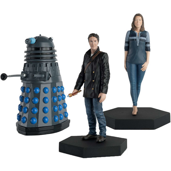 Eaglemoss: Eighth Doctor, Liv Chenka and Dalek Figurine Set