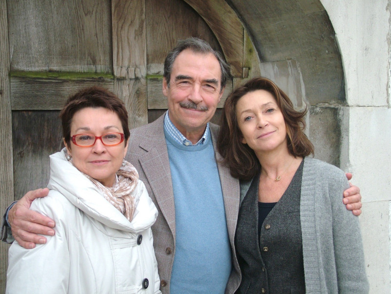 Janet Fielding, Neil Stacy and Cherie Lunghi