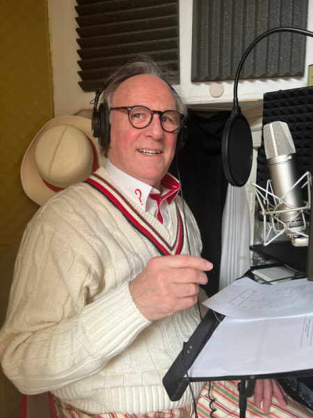 Peter Davison remote recording from home
