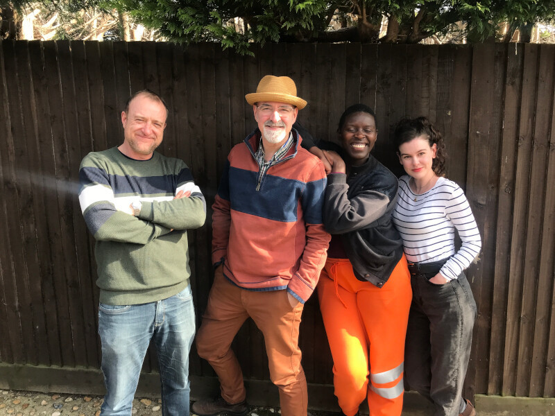 Tim Treloar (Silas), Nicholas Briggs (The Daleks), Anna-Maria Nabirye (Catrona), Emma Noakes (Raven)