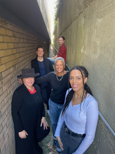 Debra Michaels (Dr Megan Hollands), Lorne Macfadyen (McManis), Alex Jordan (Sergeant Savarin), Angela Bruce (Brigadier Bambera) and Yemisi Oyinloye (Dr Louise Rix)