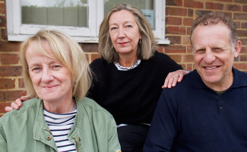 Victoria Alcock (Mac), Sasha Mitchell (Arlen), Nigel Lindsay (Stor and Lux) Photo by Lisa Bowerman