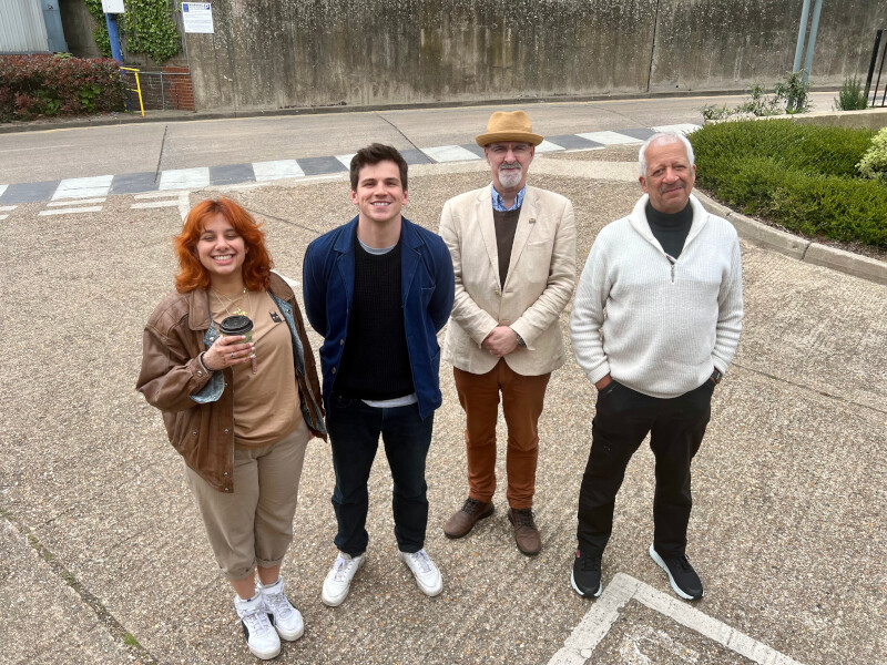 Safiyya Ingar (Valarie Lockwood), Jacob Dudman (The Doctor), Nicholas Briggs (Director), Derek Griffiths (Golas)