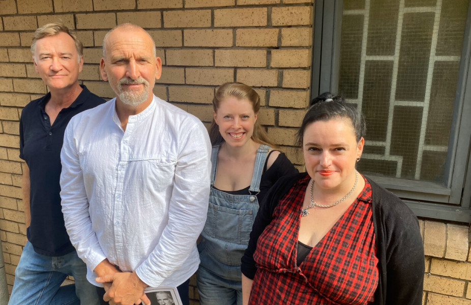 Raymond Coulthard, Christopher Eccleston, Rachel Fenwick and Becky Wright (c) Big Finish