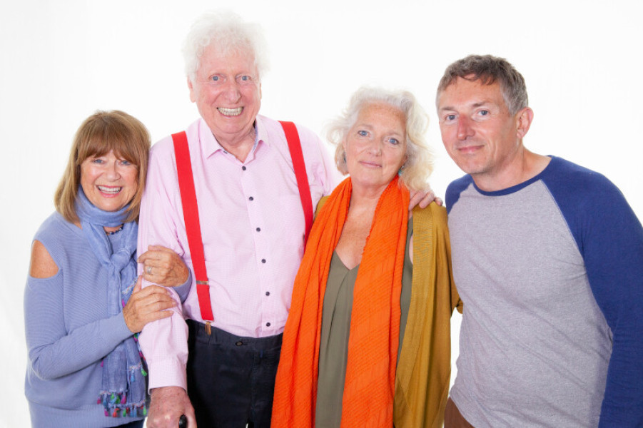 Nerys Hughes, Tom Baker, Louise Jameson and David Richardson