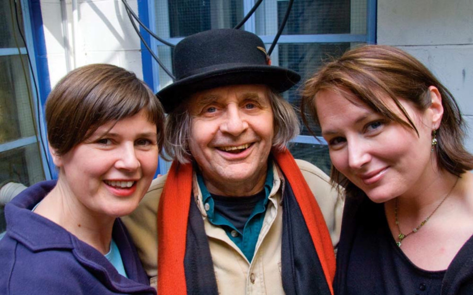 Sophie Aldred, Sylvester McCoy and Beth Chalmers