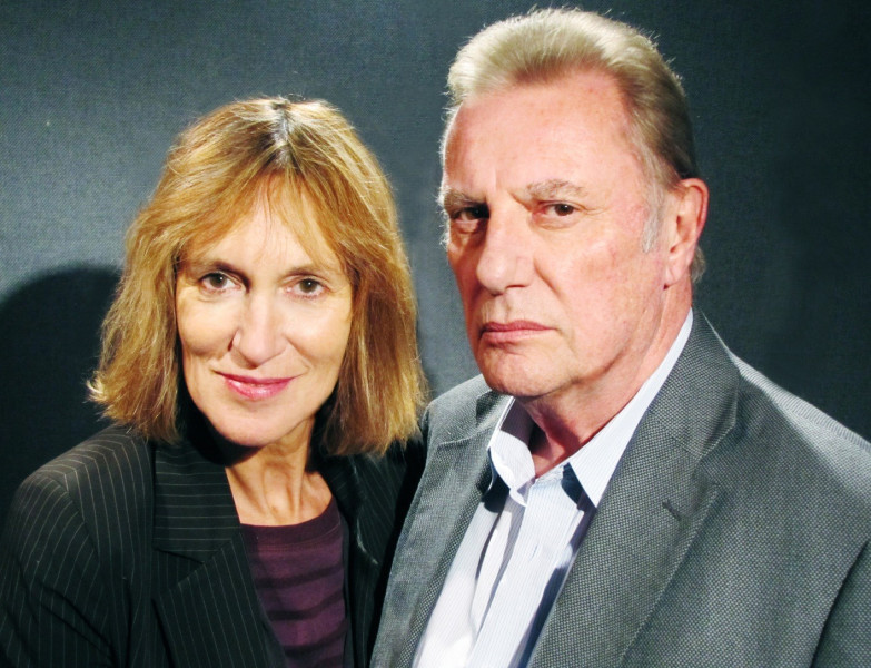 Jan Chappell and Paul Darrow