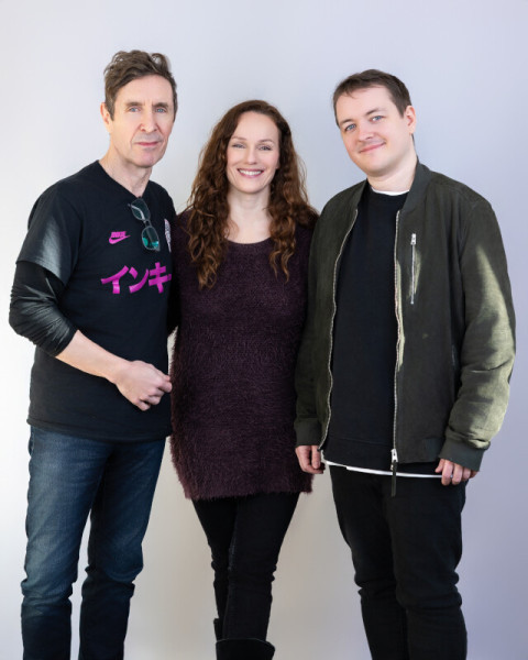 Paul McGann, Emma Campbell-Jones, Sonny McGann © Oliver Bowring