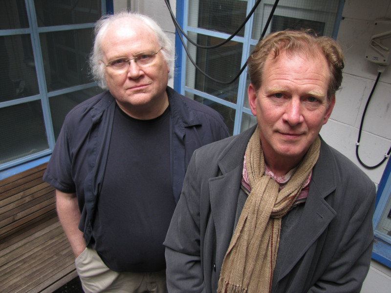 Colin Baker and James Wilby in The Acheron Pulse