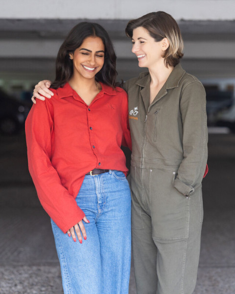 Mandip Gill and Jodie Whittaker © Oliver Bowring