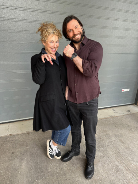 Alex Kingston and Joseph Capp