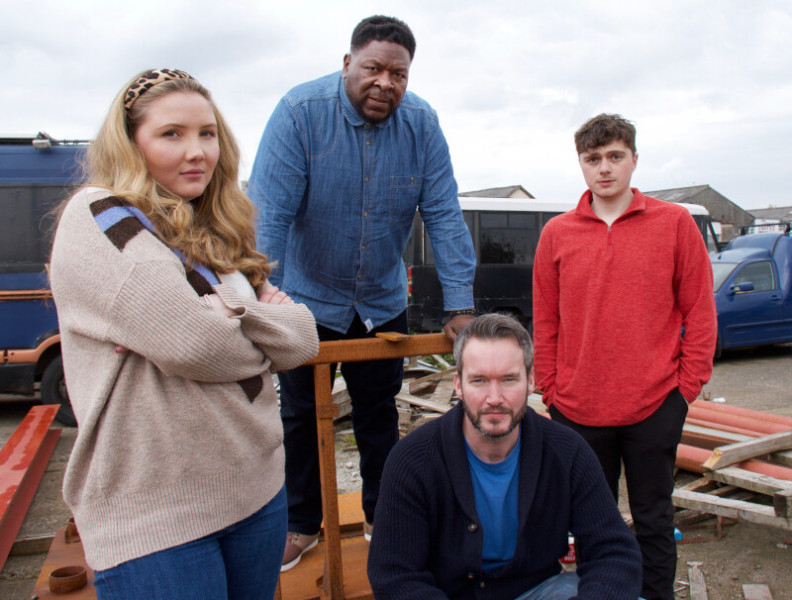 Carlie Enoch, Kirris Riviere, Gareth David-Lloyd, Dewi Wykes
