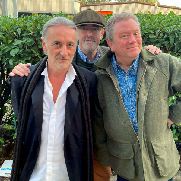 Stephen Noonan and Jon Culshaw with Nick Briggs