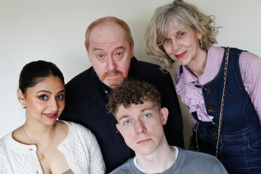 Rameet Rauli, Forbes Masson, Gwithian Evans and Siobhán Redmond in Sad Sunk Rock