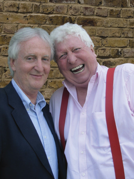 Hugh Fraser and Tom Baker