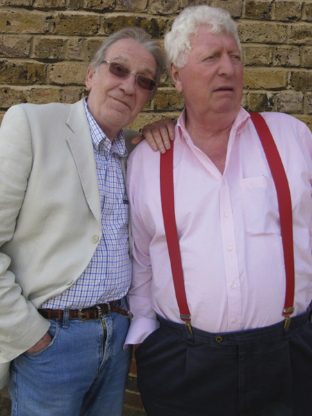 David Warner and Tom Baker