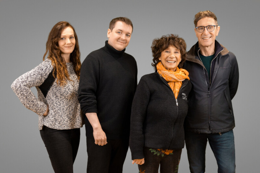 Emma Campbell-Jones, Sonny McGann, Carole Ann Ford and Paul McGann © Oliver Bowring