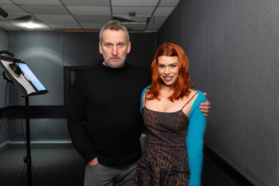 Christopher Eccleston and Billie Piper