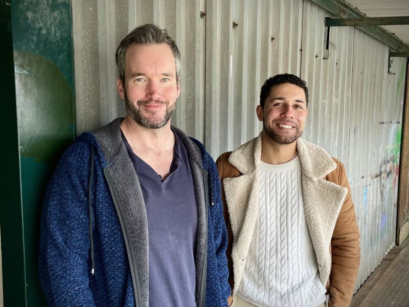 Gareth David-Lloyd and Devante Fleming