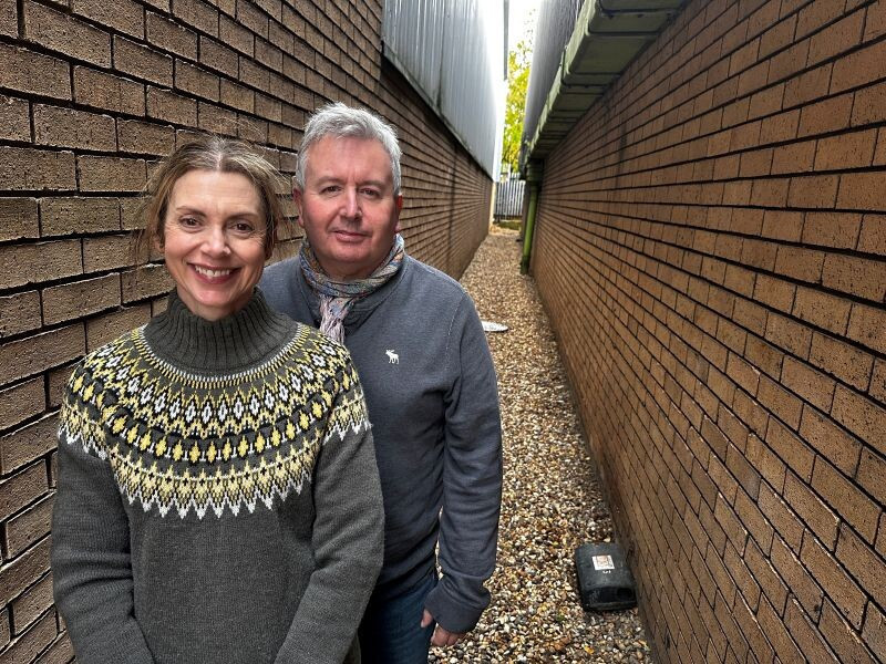 Rachel Bavidge and John Banks