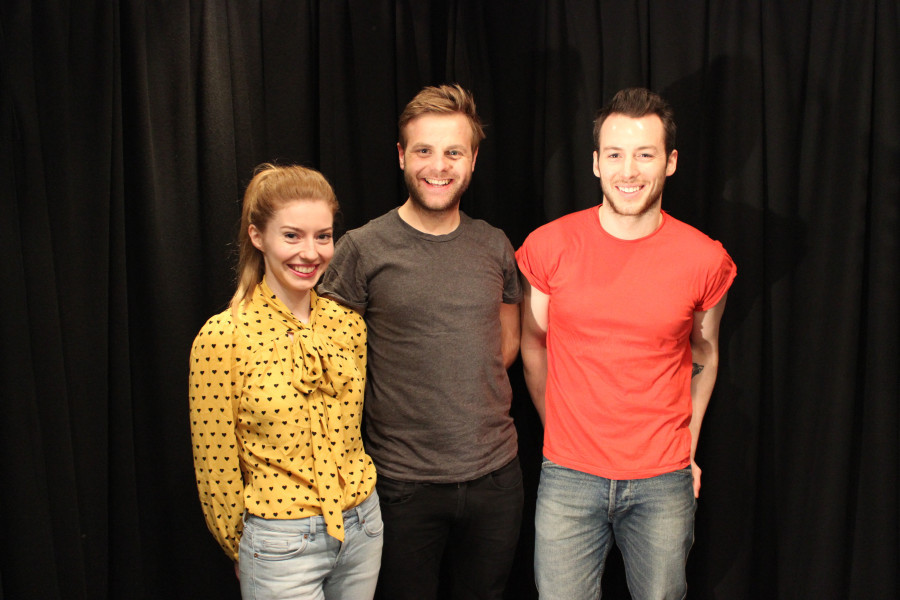 Evelyn Adams as Leona Covington, Barra Collins as Harry Duckworth and Craig Daniel Adams as Captain James MacDonald