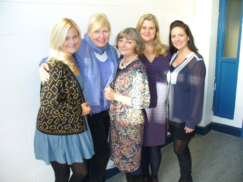 Here come the girls... Lucy May Barker (Emmeline Leigh), Jacqueline King (Mrs Turnerman), Abigail McKern (Susan Broadstairs), India Fisher (Charley), Nicola Weeks (Charity Savage)