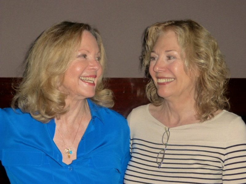 Lara Parker as Angelique Bouchard and Kathryn Leigh Scott as Maggie Evans