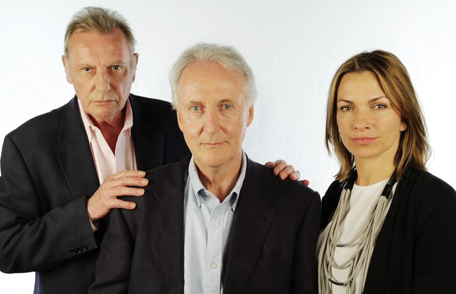 Paul Darrow, Hugh Fraser and Simone Lahbib