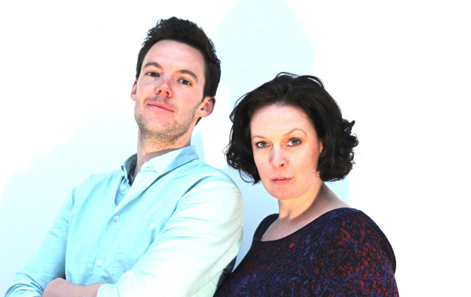 Simon Kent as Alfie Chapman and Brigid Lohrey as Danielle Rogét