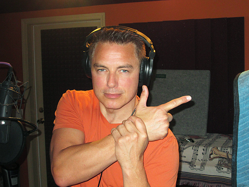 John Barrowman recording in LA