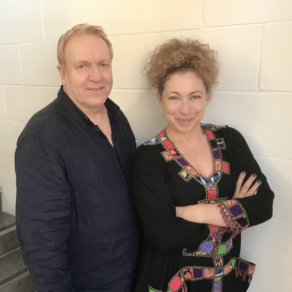 Clive Wood and Alex Kingston