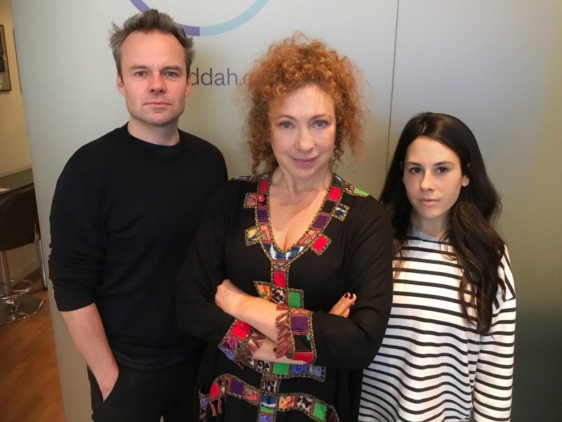 Jamie Glover, Alex Kingston and Claudia Grant