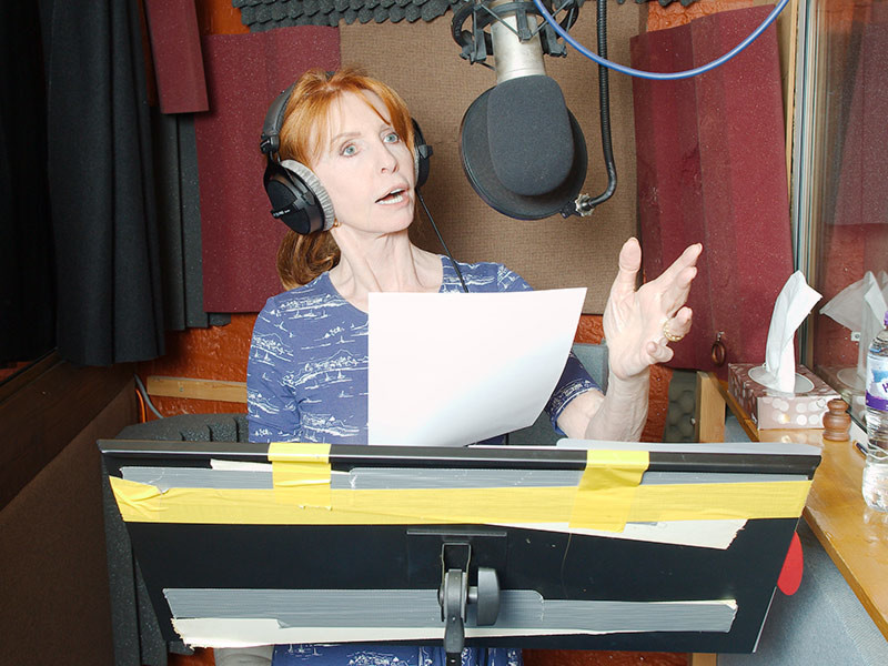 Jane Asher recording Chase the Night