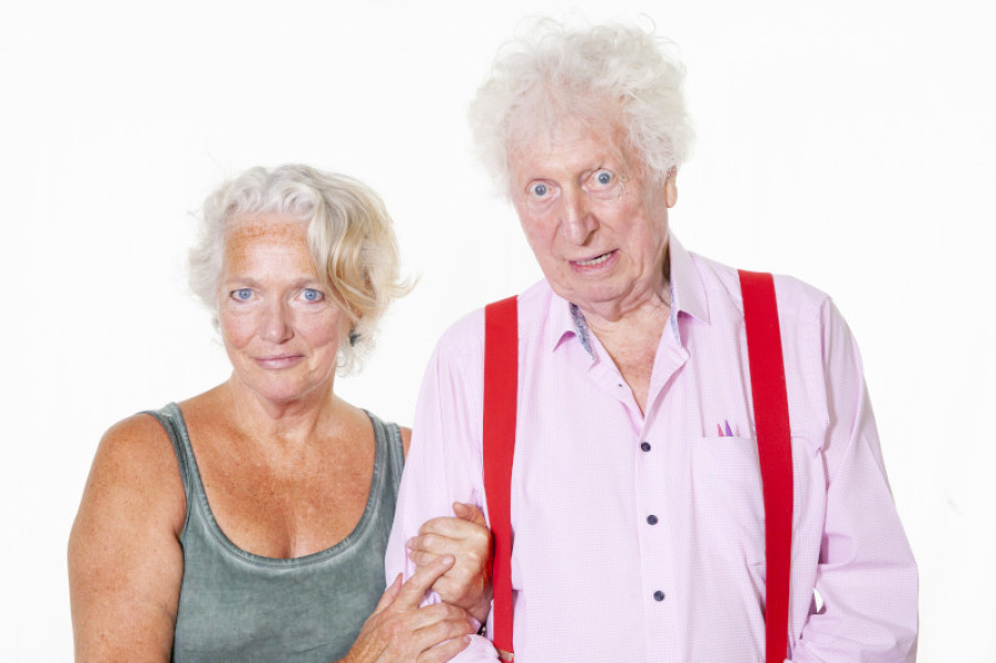 Louise Jameson and Tom Baker