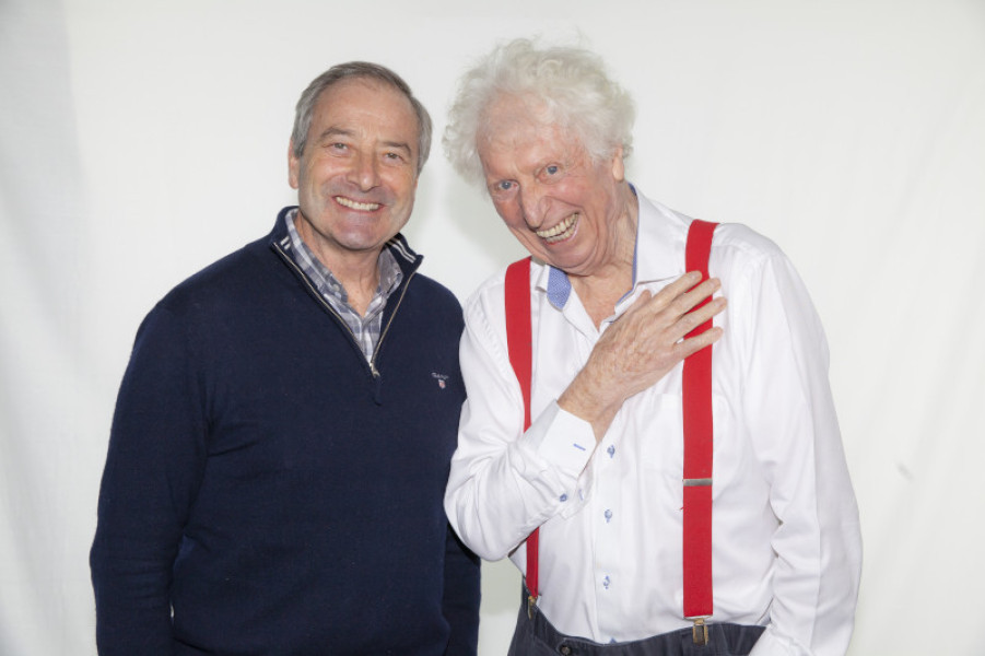 Julian Wadham and Tom Baker