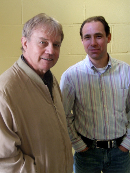 Frazer Hines and Andrew Fettes