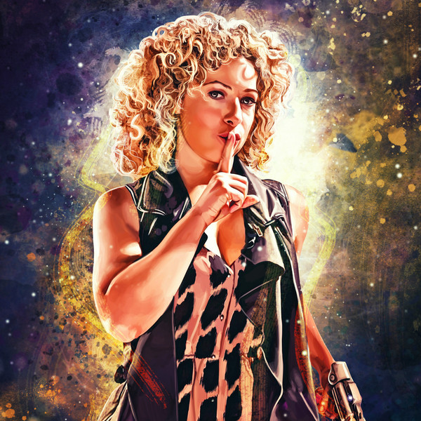 Professor River Song by artist Sophie Cowdrey