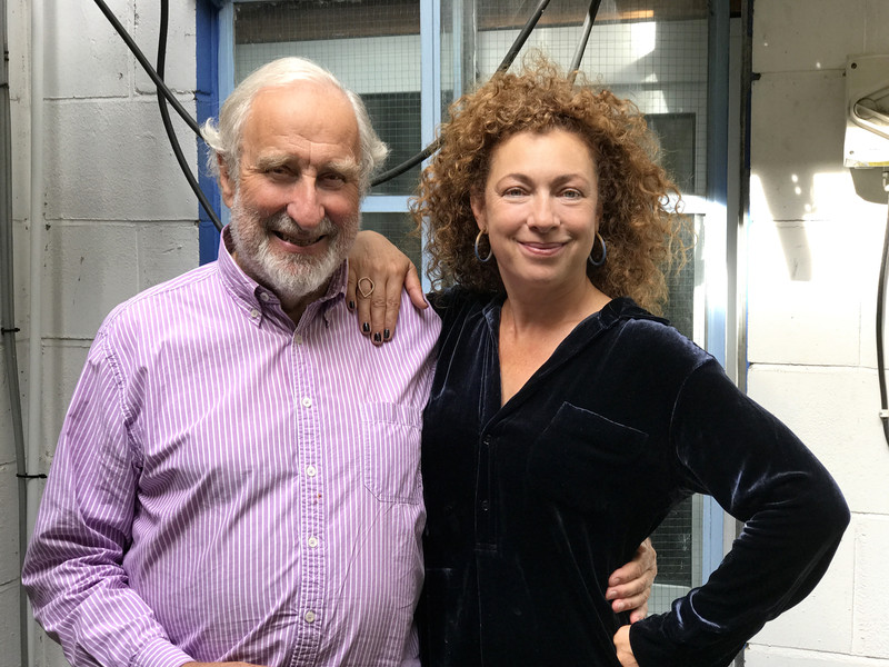 Christopher Benjamin and Alex Kingston