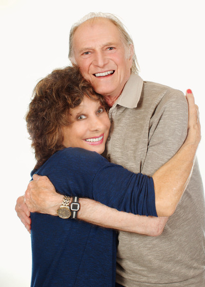 Carole Ann Ford and David Bradley in studio